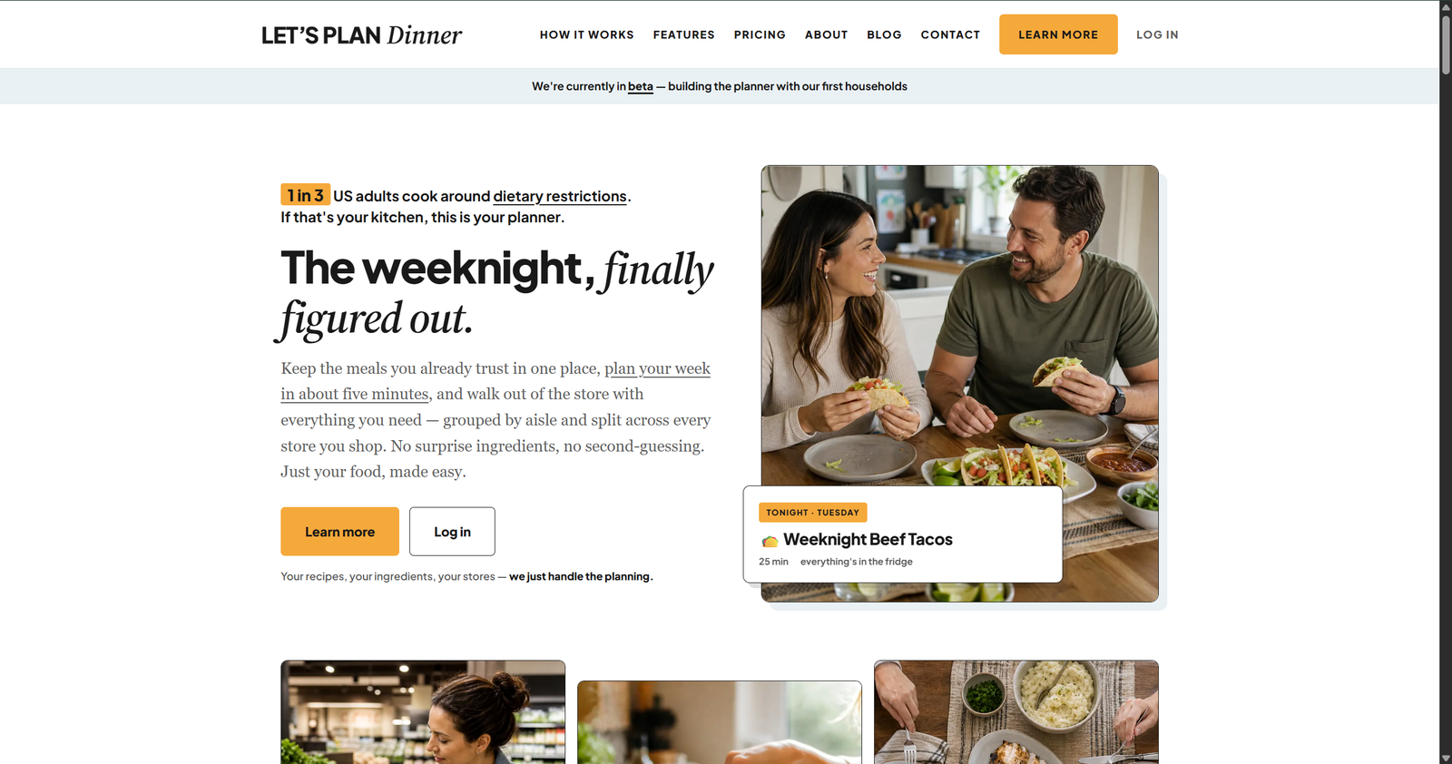A website designed for the full desktop canvas
